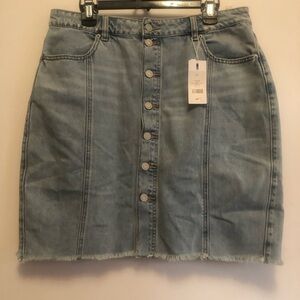 Dynamite Blue Pencil Mini Skirt Work